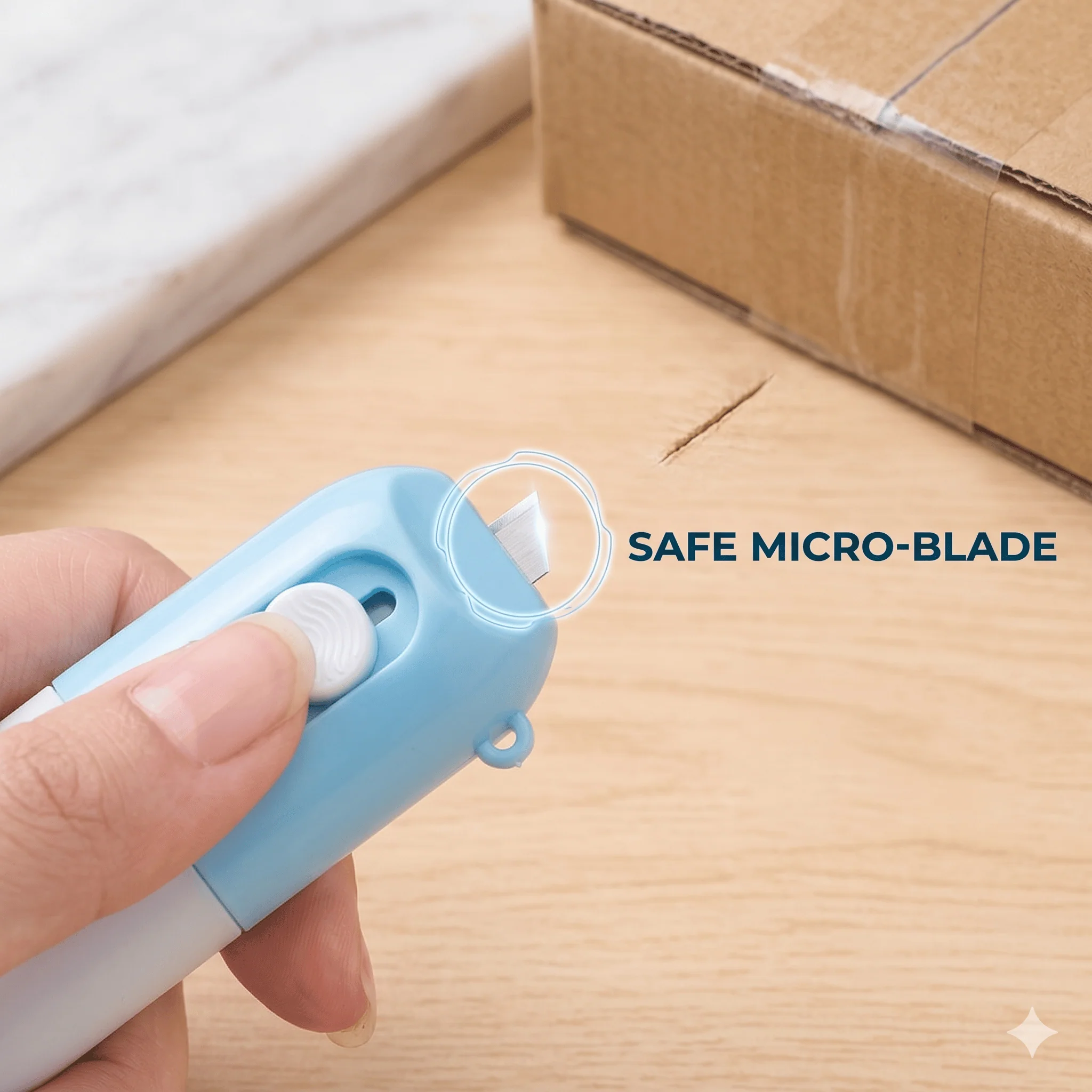 2-in-1 Box Cutter & Thermal Paper Eraser - Image 3