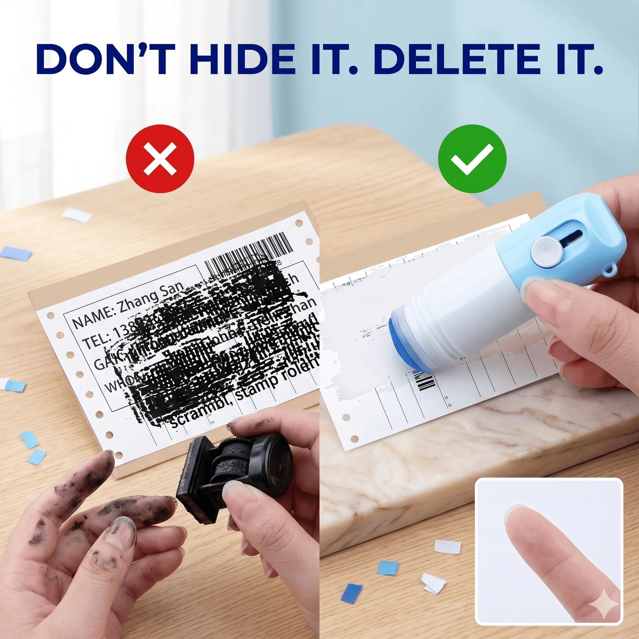 2-in-1 Box Cutter & Thermal Paper Eraser - Image 5