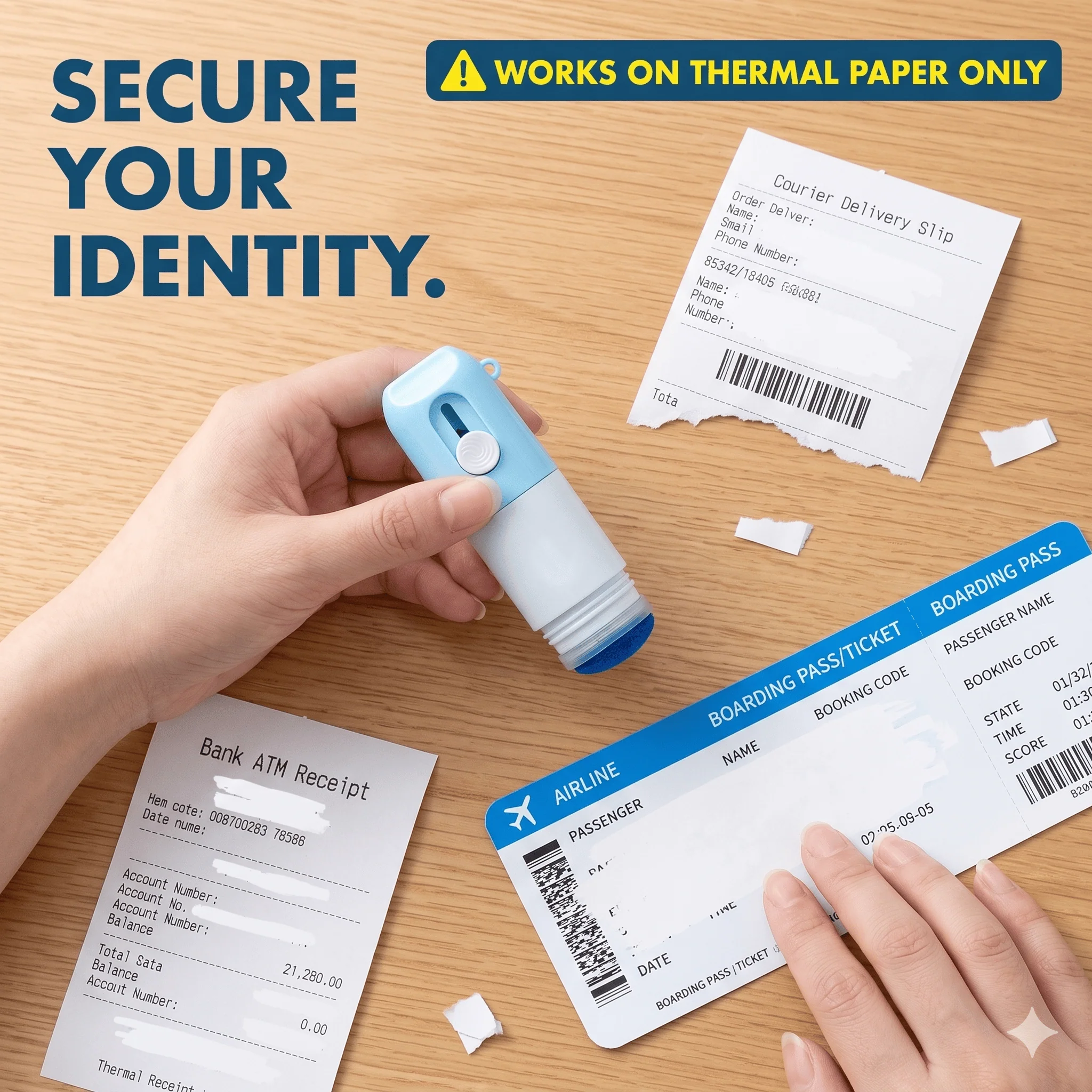 2-in-1 Box Cutter & Thermal Paper Eraser - Image 6