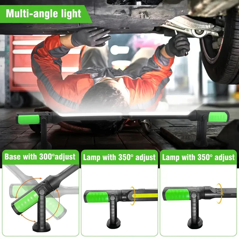 🎁Ideal Father's Day Gift🔧 2-in-1 Connectable Magnetic LED Work Light | 2400LM Rechargeable Mechanic Flashlight - Image 4