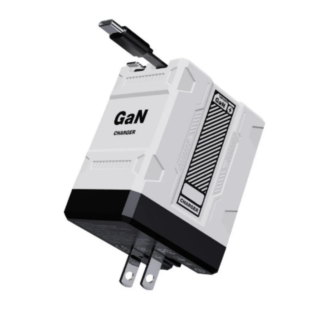 2-in-1 GaN Tiktrove 3.0 Charger with Retractable Cables - Image 4