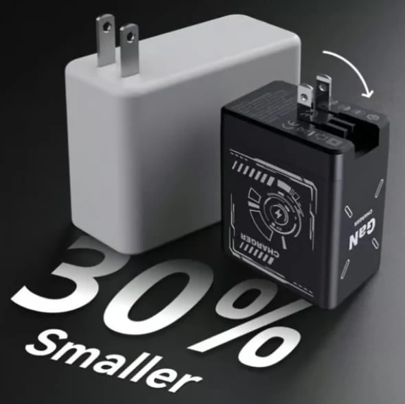 2-in-1 GaN Tiktrove 3.0 Charger with Retractable Cables - Image 6