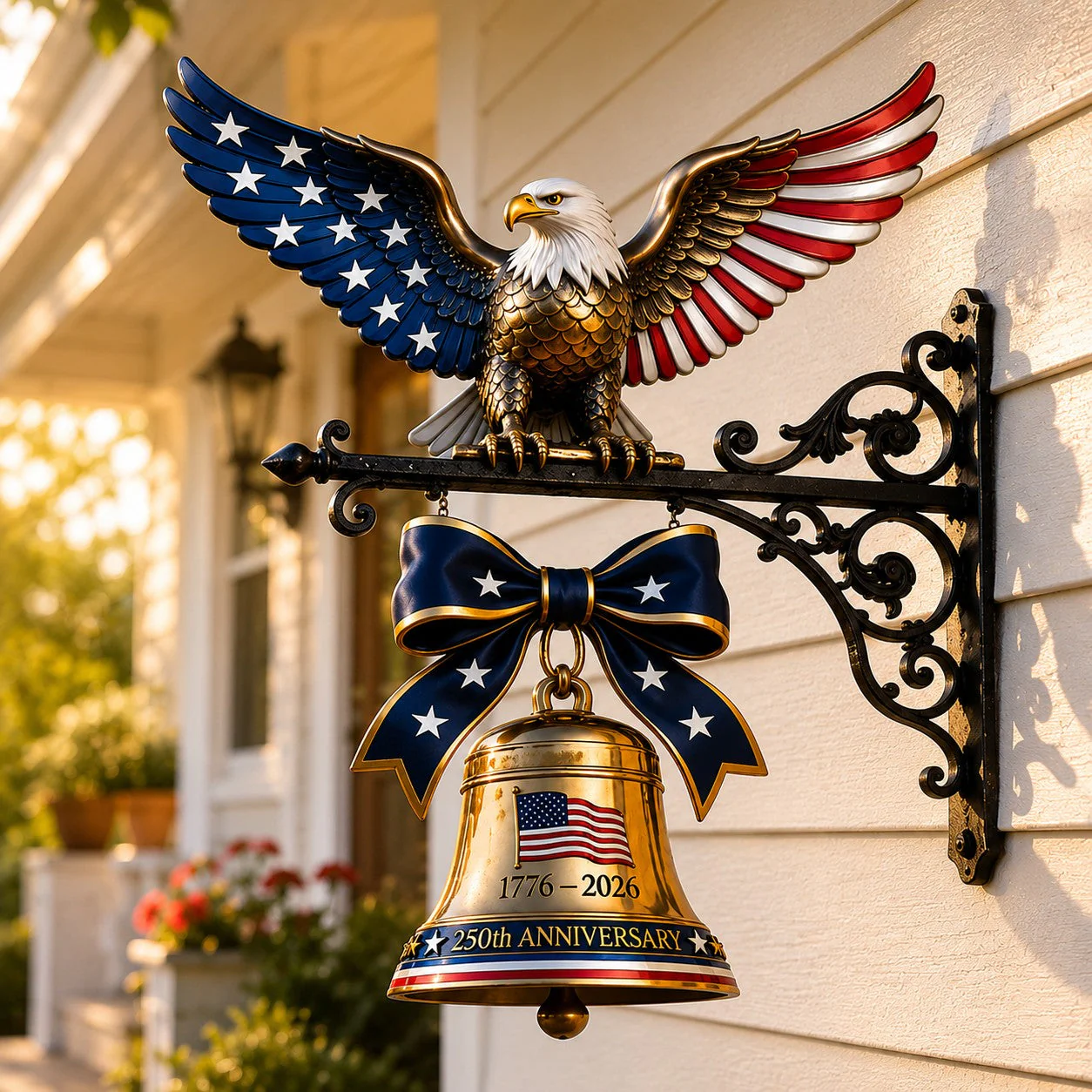 šš Ring in the Semiquincentennial: 1776-2026 "Spirit of Liberty" Eagle Bell - Image 7
