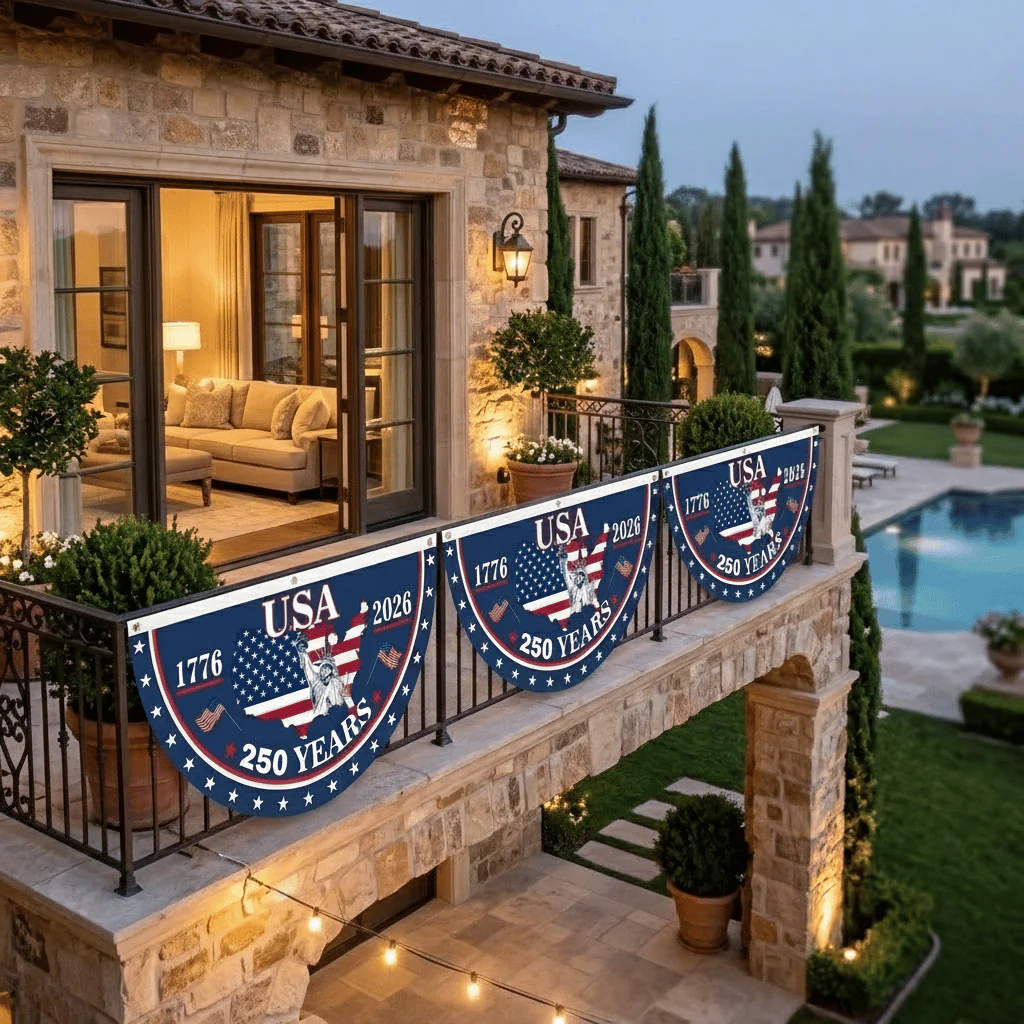 250th Anniversary USA Fan Flag - Image 2
