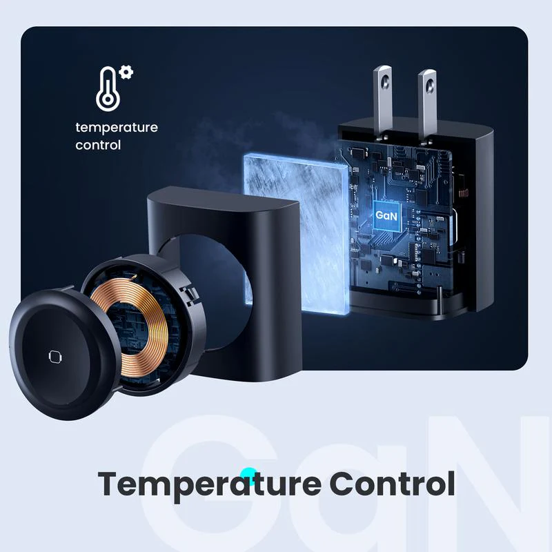 3-in-1 Magnetic Wireless Cordless PD USB-C Wall Charger Block - Image 7