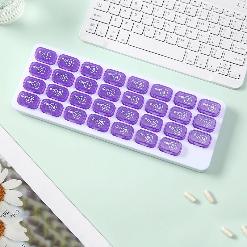 31-Day Detachable Monthly Pill Organizer - Image 13