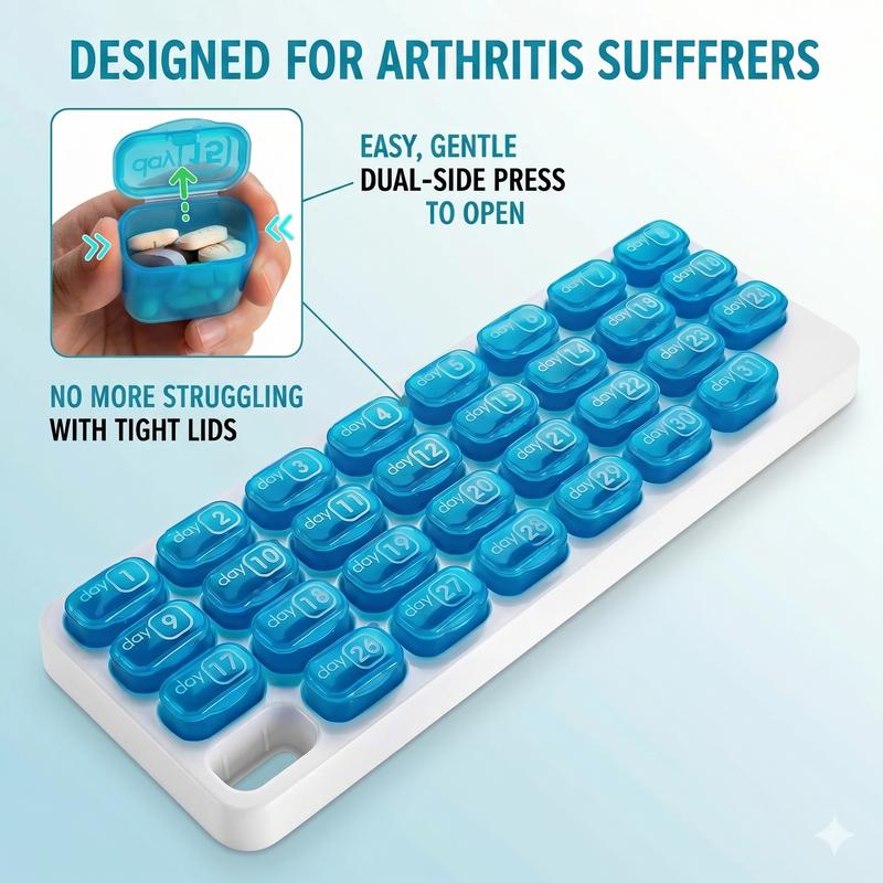 31-Day Detachable Monthly Pill Organizer - Image 3