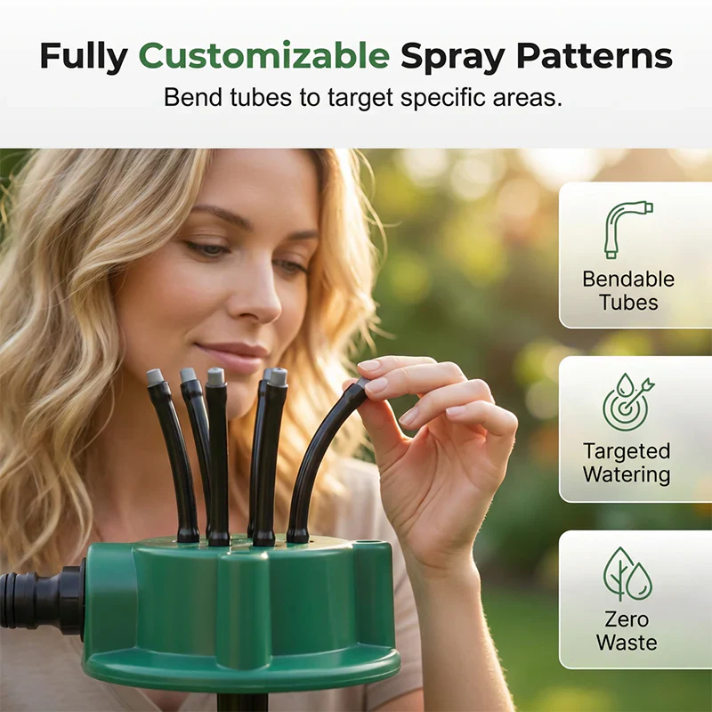 360° Coverage Precision Garden Irrigation Sprinkler - Image 3