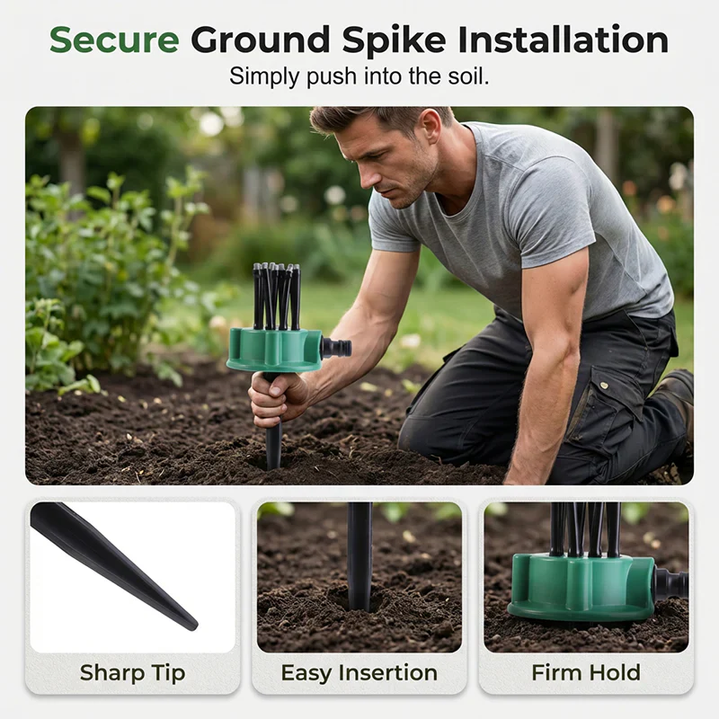 360° Coverage Precision Garden Irrigation Sprinkler - Image 6