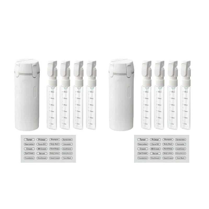 4-in-1 Leakproof Rotatable Travel Dispenser Set - Image 11
