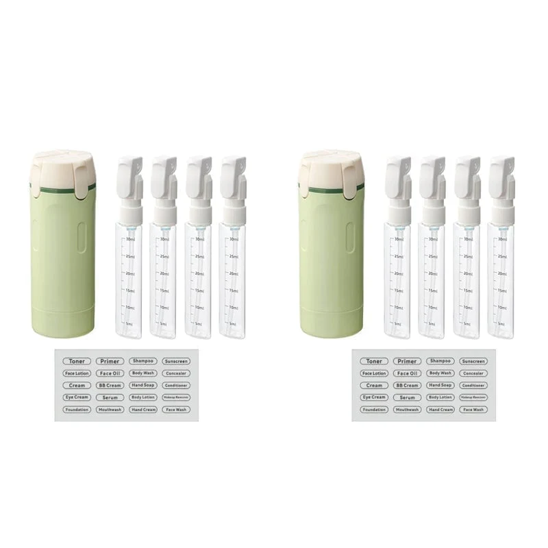 4-in-1 Leakproof Rotatable Travel Dispenser Set - Image 12