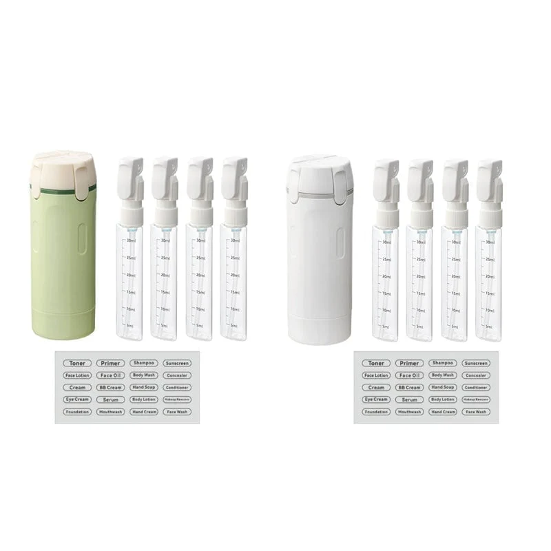 4-in-1 Leakproof Rotatable Travel Dispenser Set - Image 13
