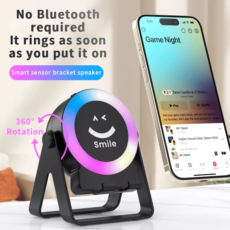 🎧4 IN 1 Wireless Induction Audio Bluetooth Speaker🎵