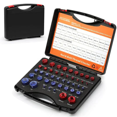 44Pcs Nut & Bolt Thread Checker - Image 2
