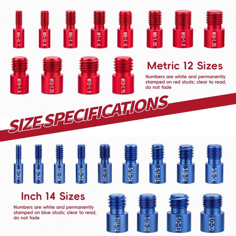 44Pcs Nut & Bolt Thread Checker - Image 5