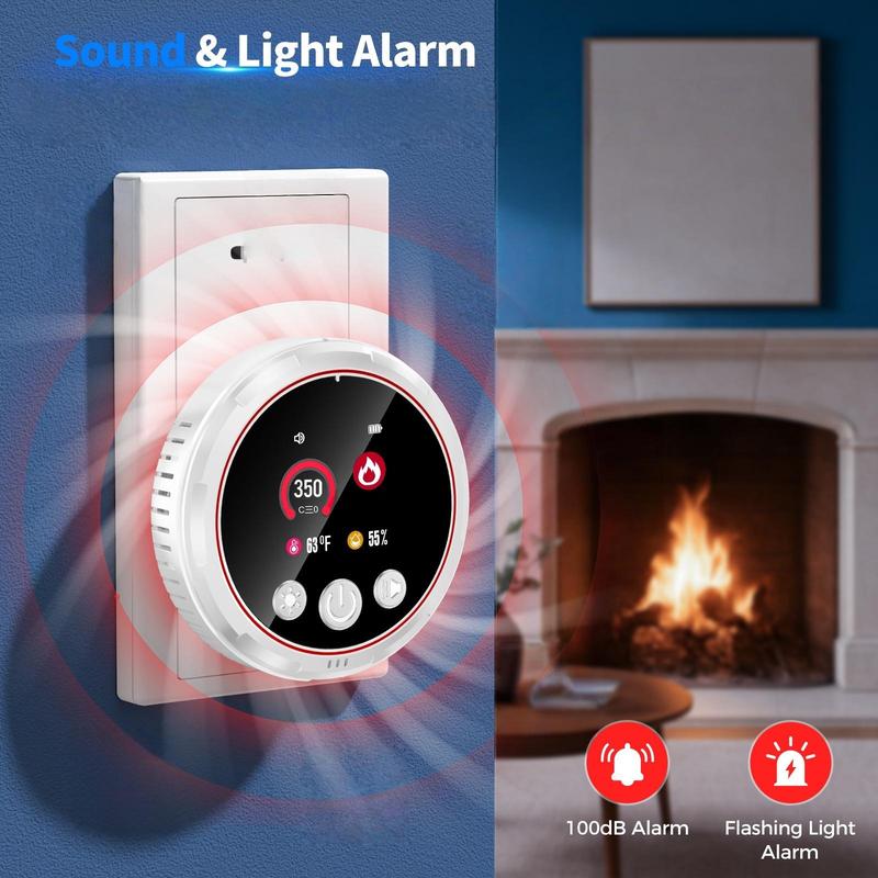 Advanced 5-in-1 Real-Time Precision Carbon Monoxide & Air Quality Monitor - Image 9