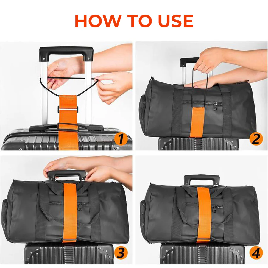 Adjustable Luggage Strap Bungee for Suitcase Handle - Image 5