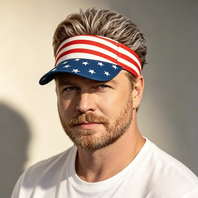 American Flag Wig Hat Celebrate 250 Years of American Heritage in Style! - Image 2