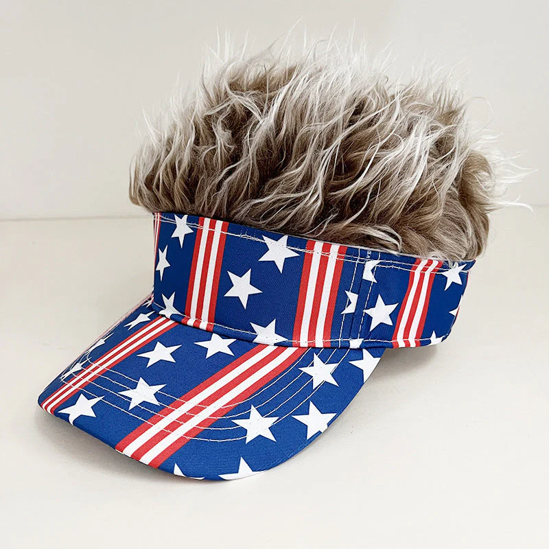 American Flag Wig Hat Celebrate 250 Years of American Heritage in Style! - Image 9