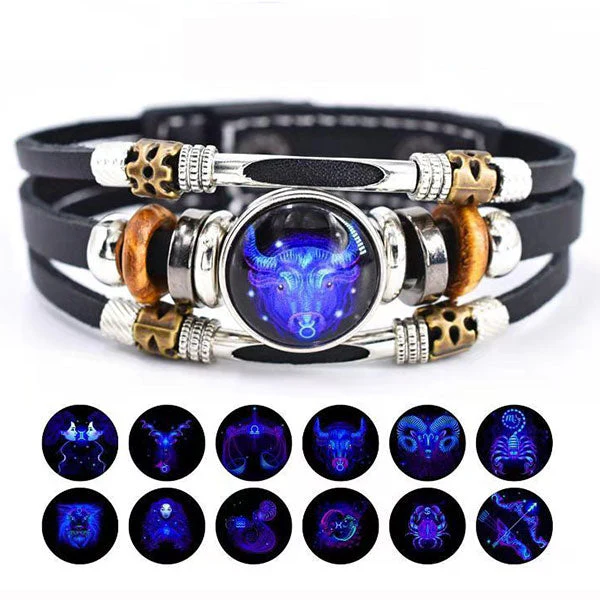 Astrological Sign Luminous Bracelet Super Bright In The Dark - Image 3