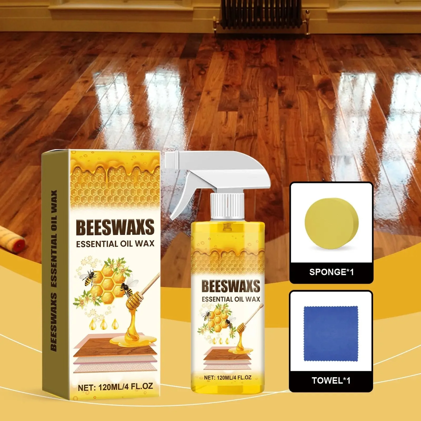 Beeswax Wood Polish Spray - Image 6
