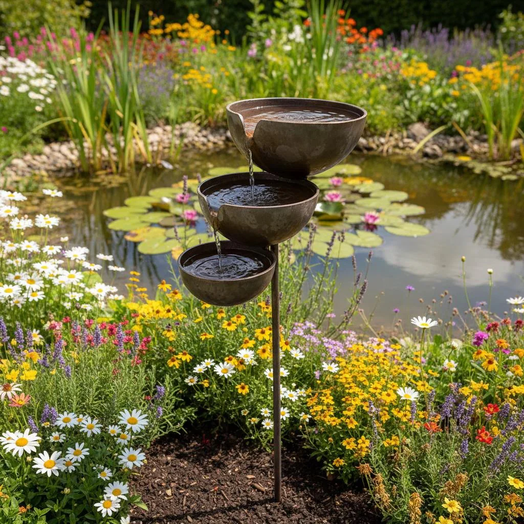 🔥Hot Sale🔥Bring Life Back To Your Garden – Rain Catcher Bird Bath 🌿🐦 - Image 14
