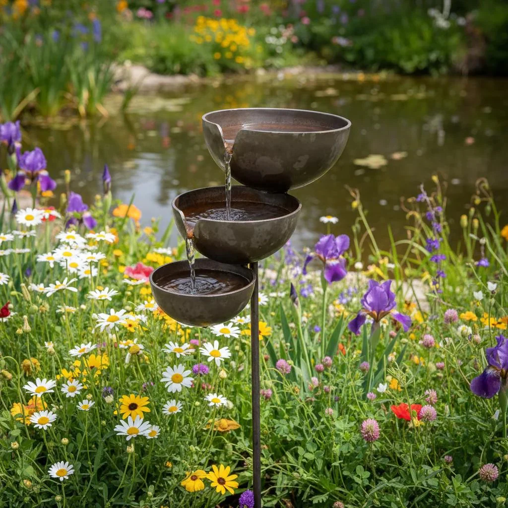 🔥Hot Sale🔥Bring Life Back To Your Garden – Rain Catcher Bird Bath 🌿🐦 - Image 15