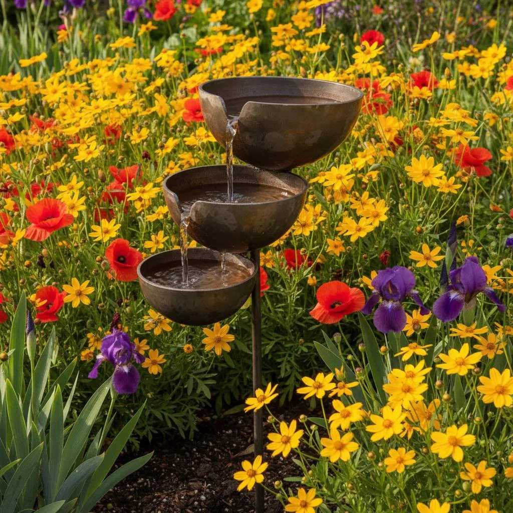 🔥Hot Sale🔥Bring Life Back To Your Garden – Rain Catcher Bird Bath 🌿🐦 - Image 5