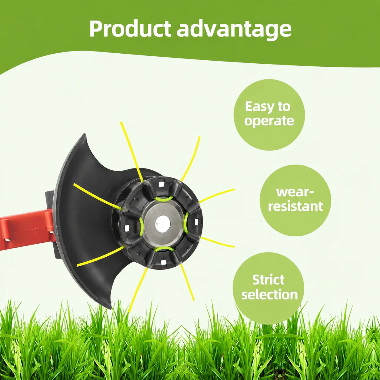 Universal Steel Wire Trimmer Head Replacement-Heavy-Duty Weed Brush Cutter - Image 9
