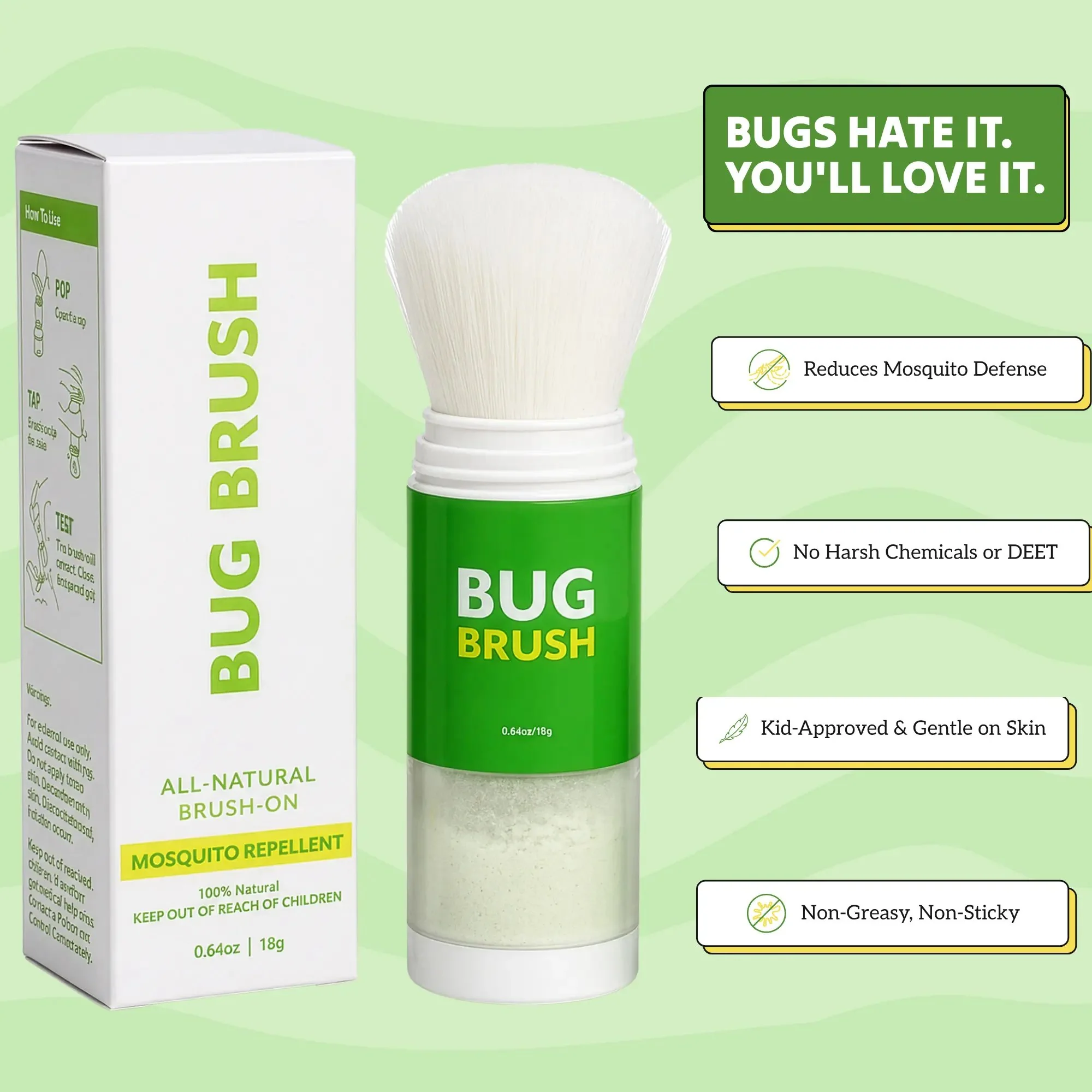 Brush-On SPF 50 Sunscreen | Portable Clean Sun Protection for All Skin Types - Image 5
