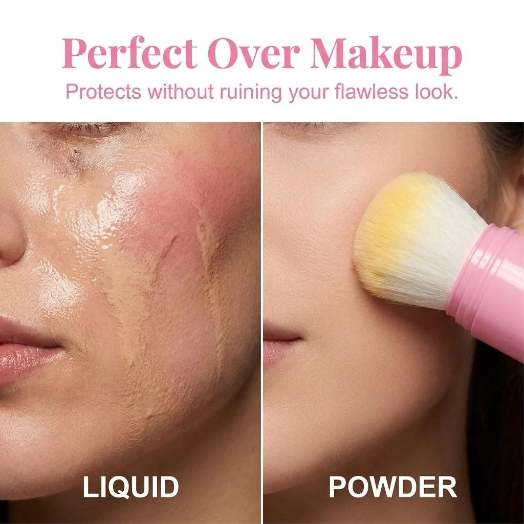 Brush-On SPF 50 Sunscreen | Portable Clean Sun Protection for All Skin Types - Image 6