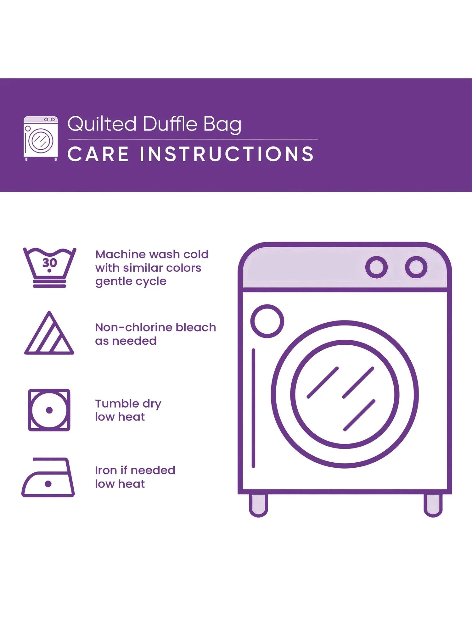 Camping Van Quilted Duffle Bag - Image 3