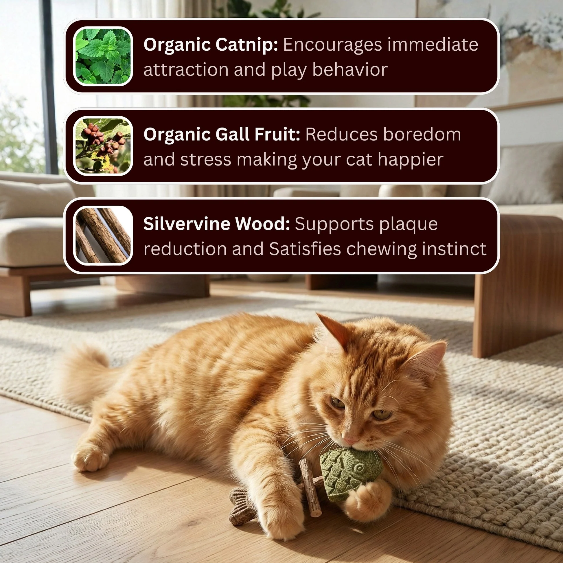 Catnip & Silvervine Chew - Image 4
