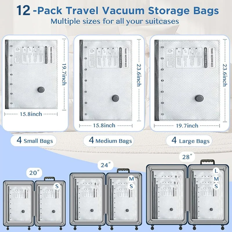 🔥Cordless Travel Vacuum Bag Set - Image 3