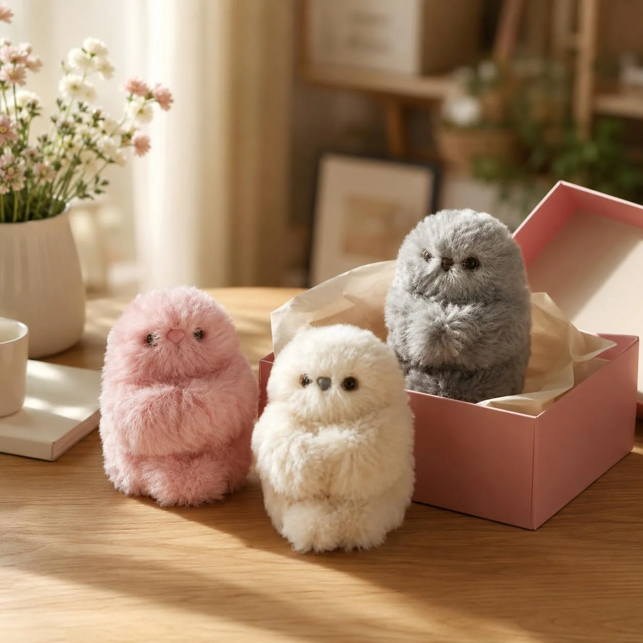 👀Cute AI shy Emotional companionship robot doll bag charm plush toy👜-It can sing, turn its head, and learn to speak🤖 - Image 3