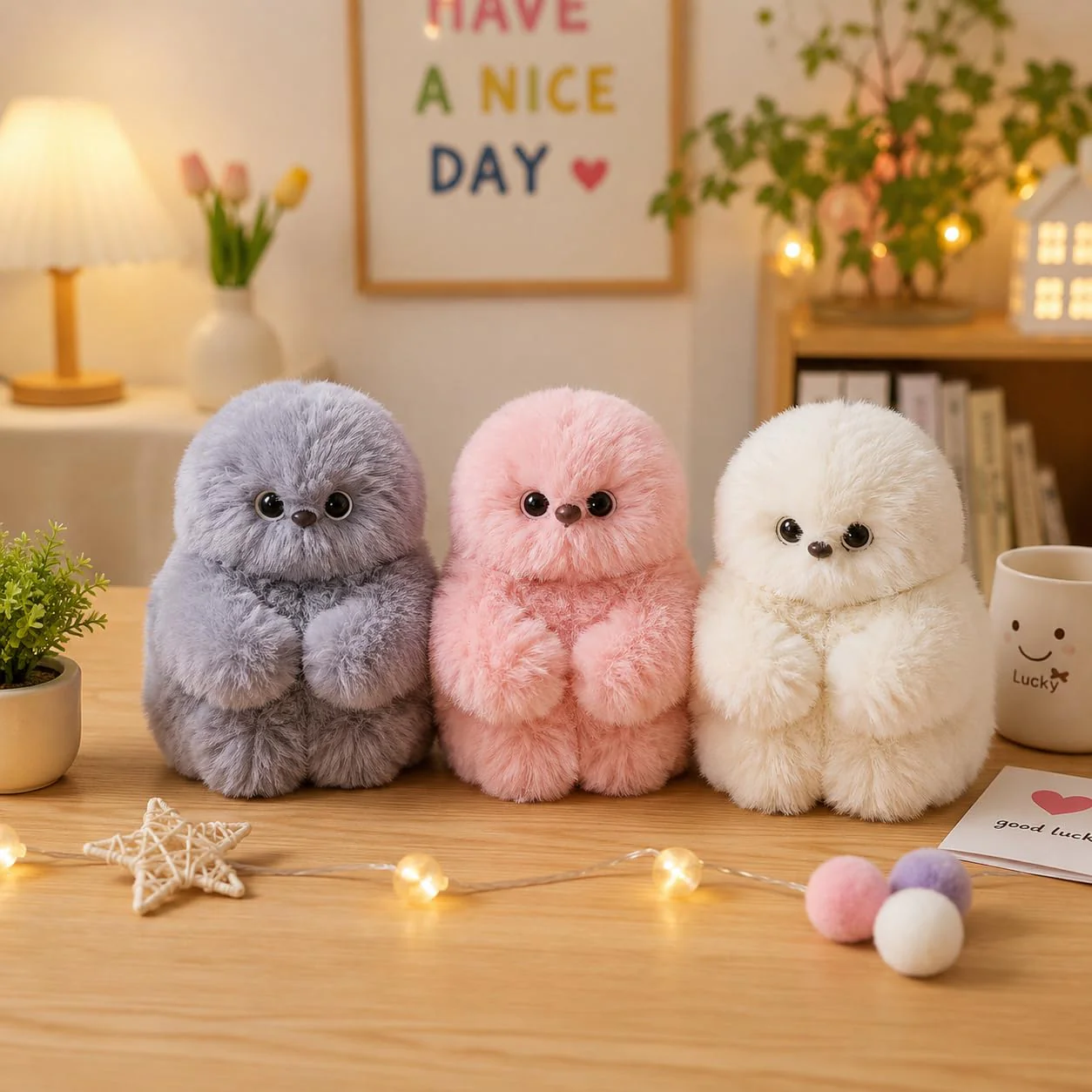 👀Cute AI shy Emotional companionship robot doll bag charm plush toy👜-It can sing, turn its head, and learn to speak🤖 - Image 5