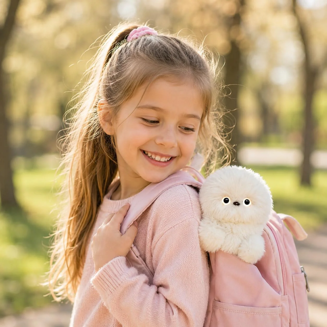 👀Cute AI shy Emotional companionship robot doll bag charm plush toy👜-It can sing, turn its head, and learn to speak🤖 - Image 6