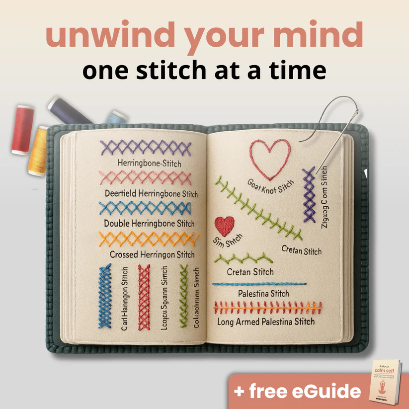 🔥 🌈Beginner-Friendly💕 Embroidery Stitch Book