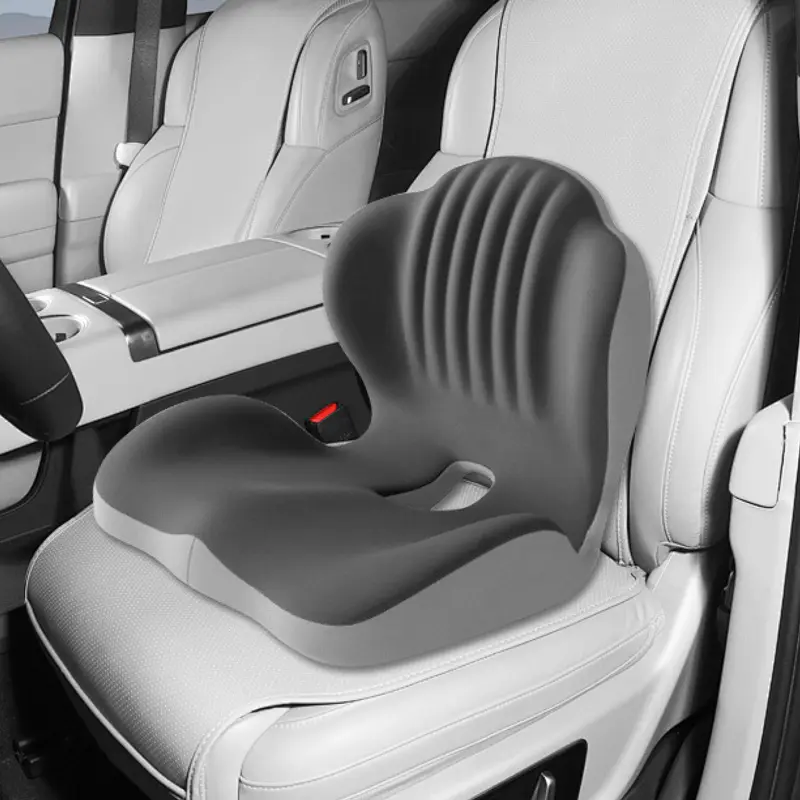 Ergonomic Memory Foam Seat Cushion with Lumbar & Back Support, Relieves Back Pain, Reduces Pressure - Image 4
