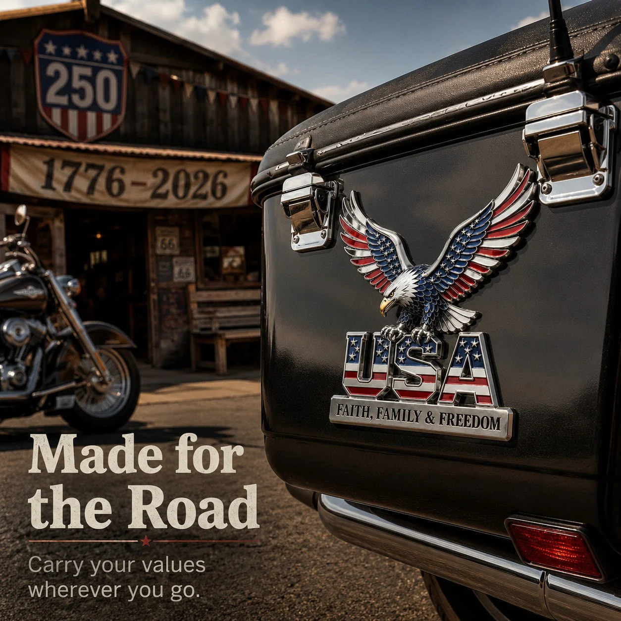 🇺🇸250th Anniversary 49% OFF - ★USA Faith, Family & Freedom★ Metal Emblem - Image 3