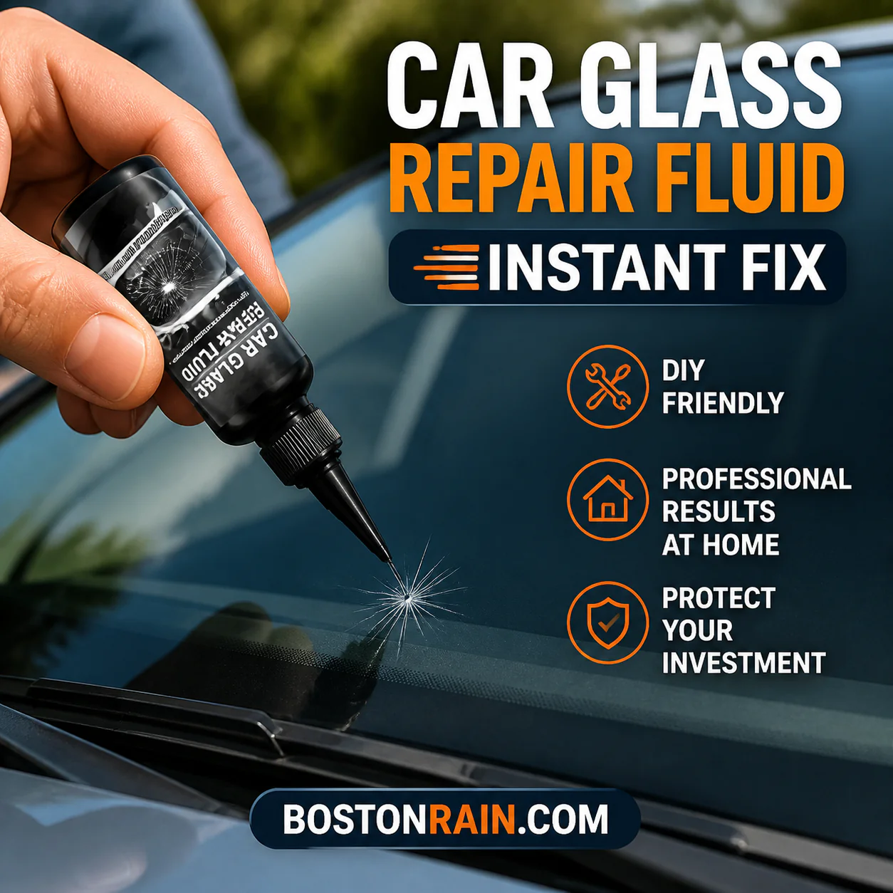 Fast-Acting Windshield Crack & Chip Repair Kit - Image 2