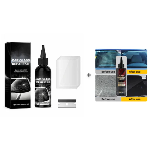 Fast-Acting Windshield Crack & Chip Repair Kit - Image 8
