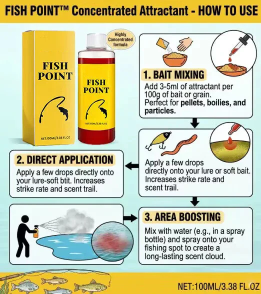 🎣 Concentrated Fish Attractant Liquid – 🐟Fast-Acting Red Worm Formula - Image 3