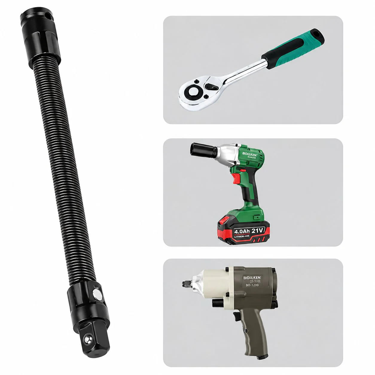 🚗HOT SALE -48% OFF🔥 🔧🌀 1/2" Flexible Socket Extension Bar! Conquer Tight Spaces in Seconds🔩🚗 - Image 9