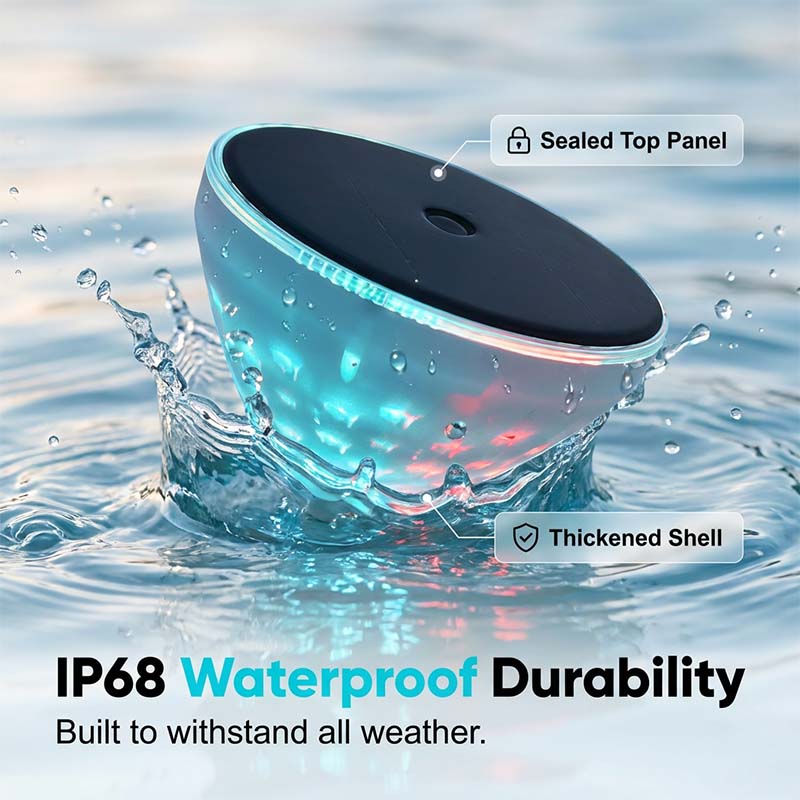 Solar Floating Pool Light – Fish-Pattern Projection Light for Pool, Pond & Outdoor Water Décor - Image 3