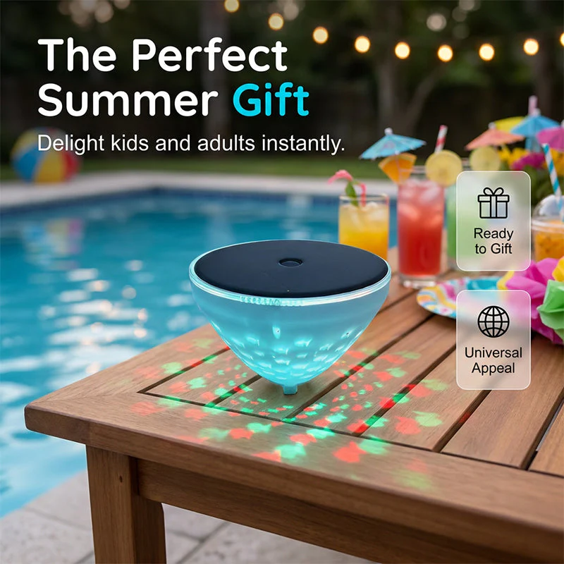 Solar Floating Pool Light – Fish-Pattern Projection Light for Pool, Pond & Outdoor Water Décor - Image 6