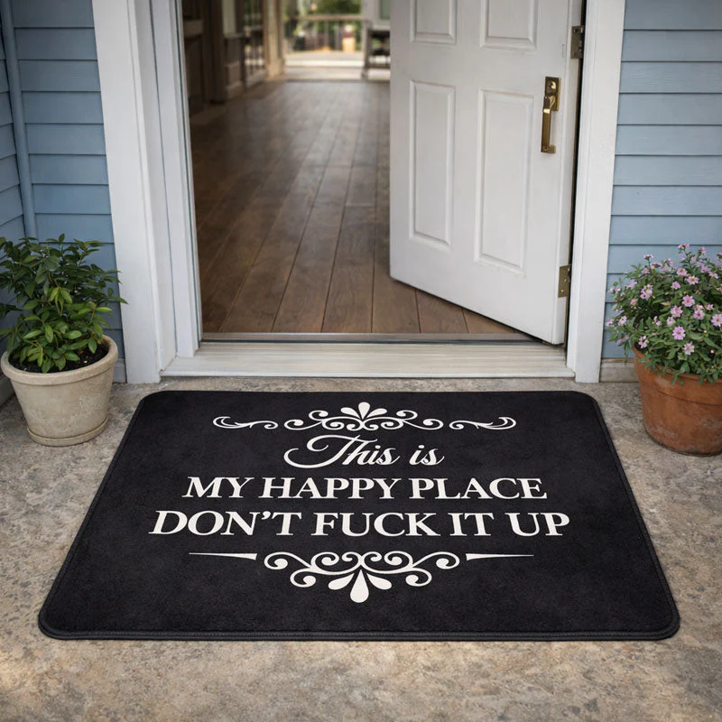“This Is My Happy Place” Doormat - Image 3