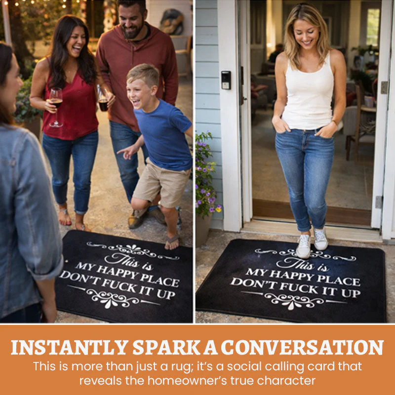 “This Is My Happy Place” Doormat - Image 5