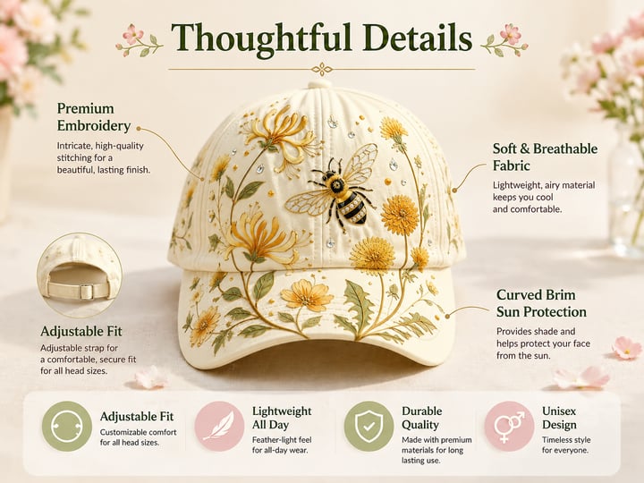 ๐ฅLast Day 50% OFF ๐ธ๐ฟ Garden Morning Cap - Image 5