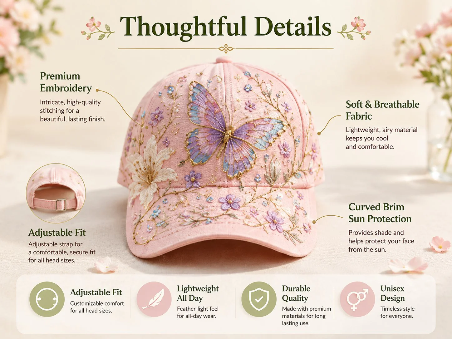 ๐ฅLast Day 50% OFF ๐ธ๐ฟ Garden Morning Cap - Image 8